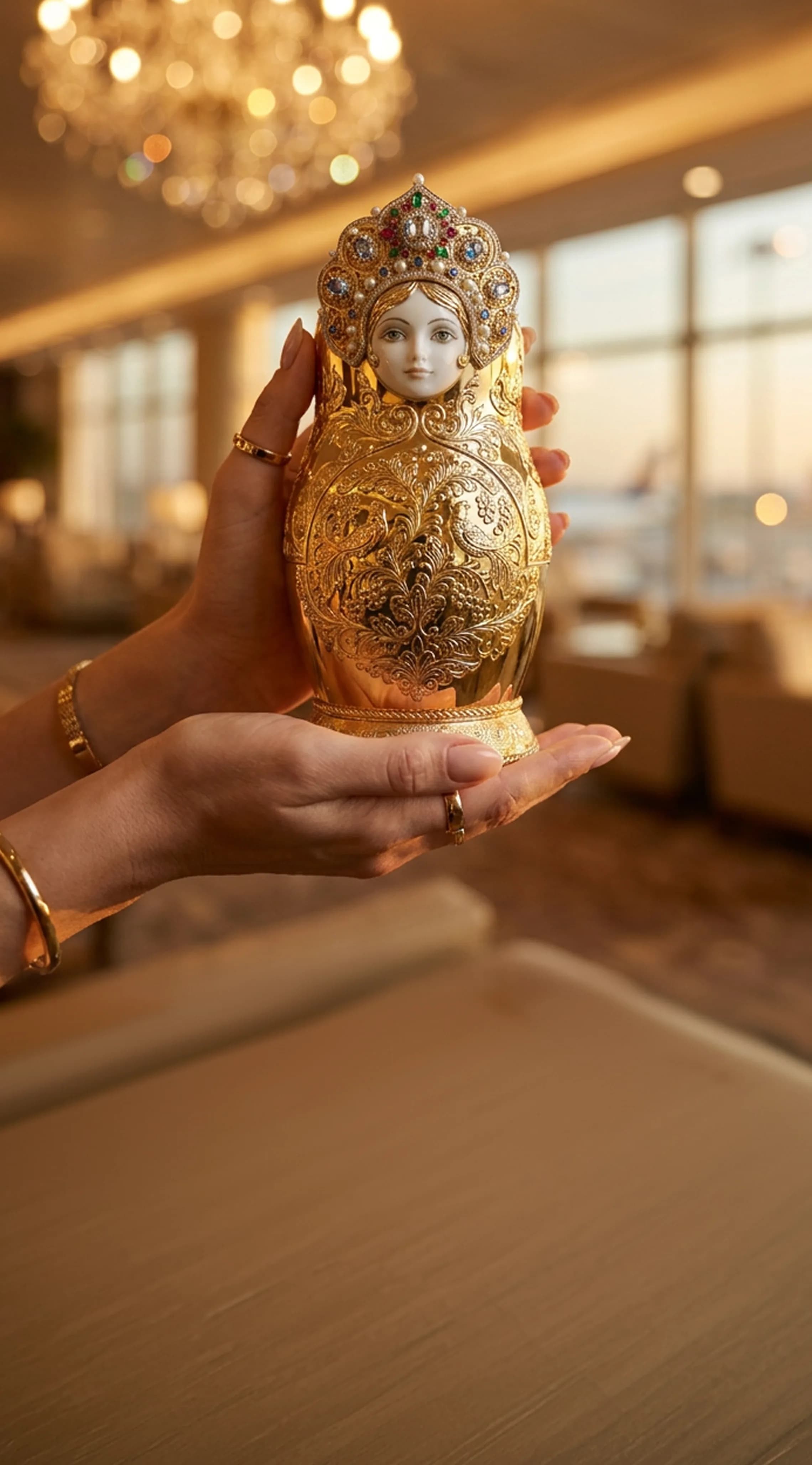 Golden matryoshka doll — The Golden List
