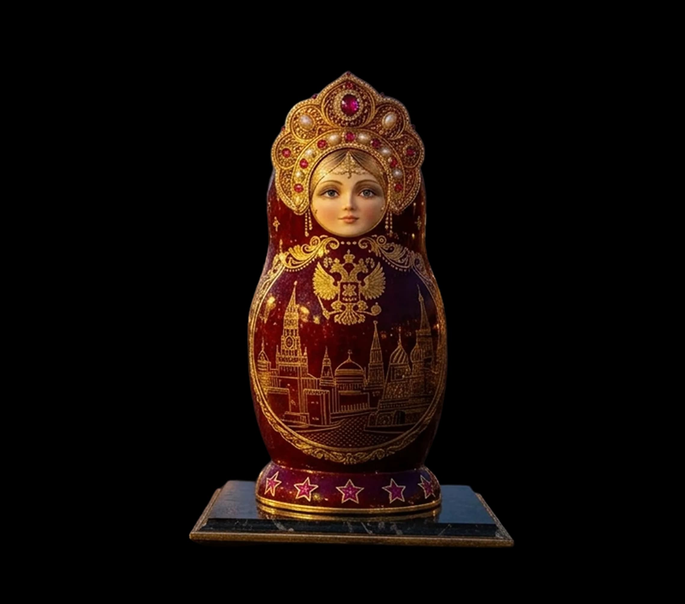 Matryoshka doll representing Moscow