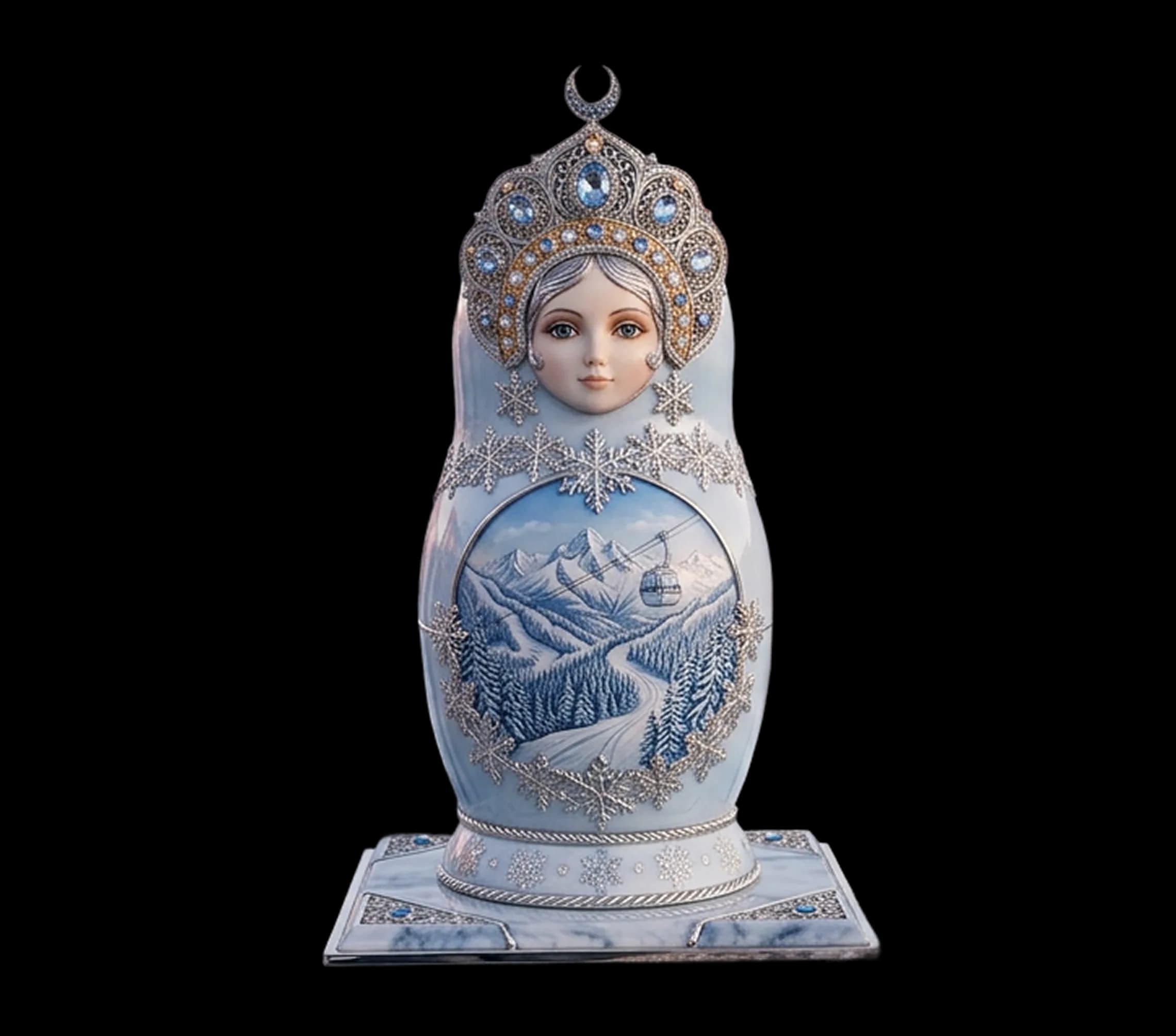 Matryoshka doll representing Sochi