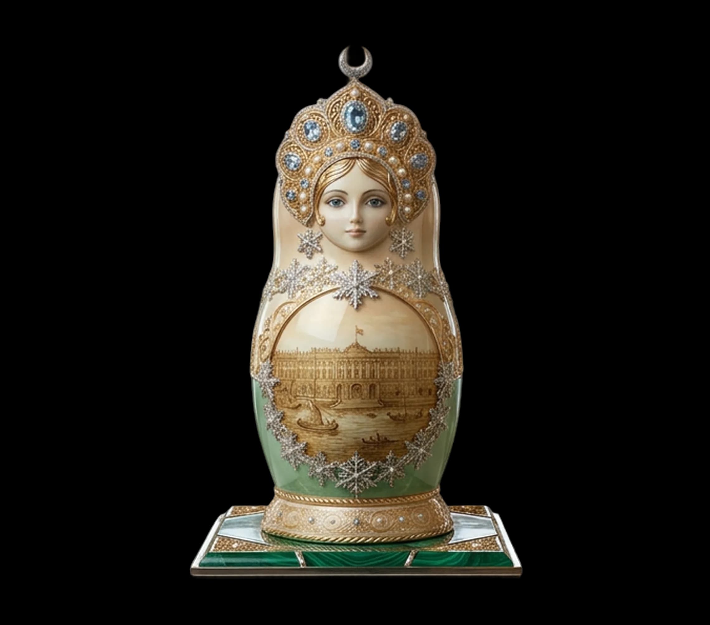 Matryoshka doll representing Saint Petersburg