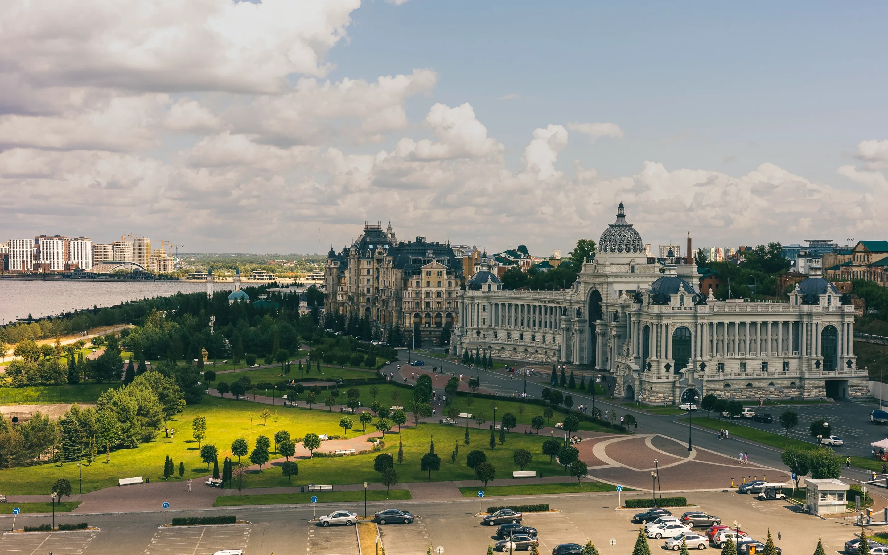 Kazan cityscape with the Kremlin